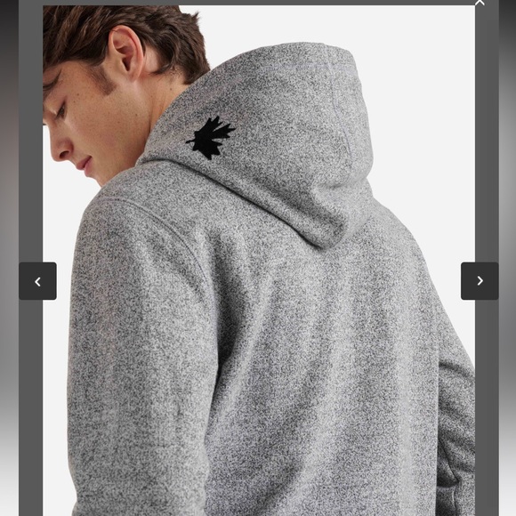 ROOTS| Men’s Organic Original Kanga Hoodie Salt & Pepper Sz L - Picture 6 of 13